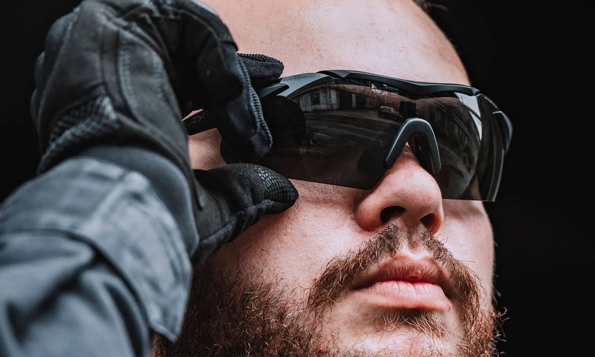 Wiley X Vapor 2.5 Grey/Clear Tactical Glasses - Matte Black