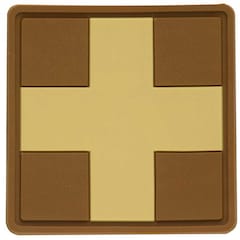 M-Tac Medic Cross Square PVC medical patch - Coyote