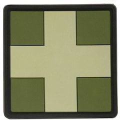 M-Tac Medic Cross Square PVC medical patch - Olive