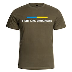 Voyovnik Fight Like Ukrainians T-Shirt - Olive