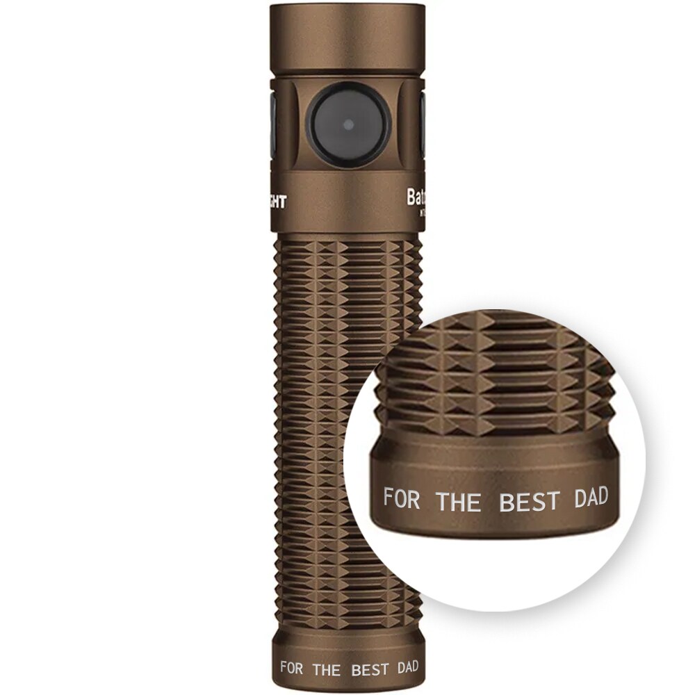 Olight Baton 3 Pro Cool White Rechargeable flashlight  Desert Tan - 1500 lumens