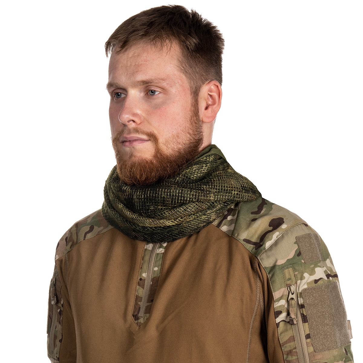 Brandit Commando Net Scarf Personal Camouflage Net - Flecktarn