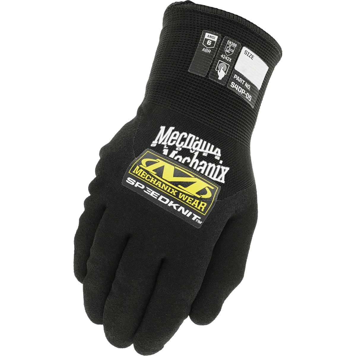 Mechanix Speedknit Thermal Black tactical gloves