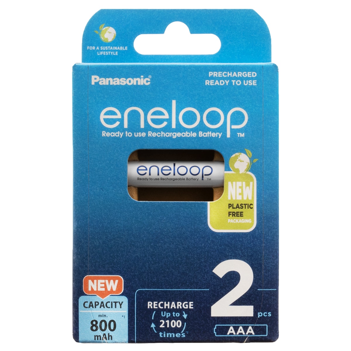 Panasonic Eneloop AAA 800 mAh Battery - 2 pcs.