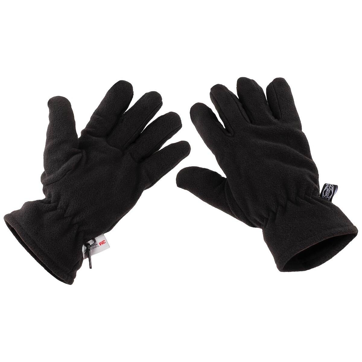 MFH Thinsulate Fleece Gloves - Black