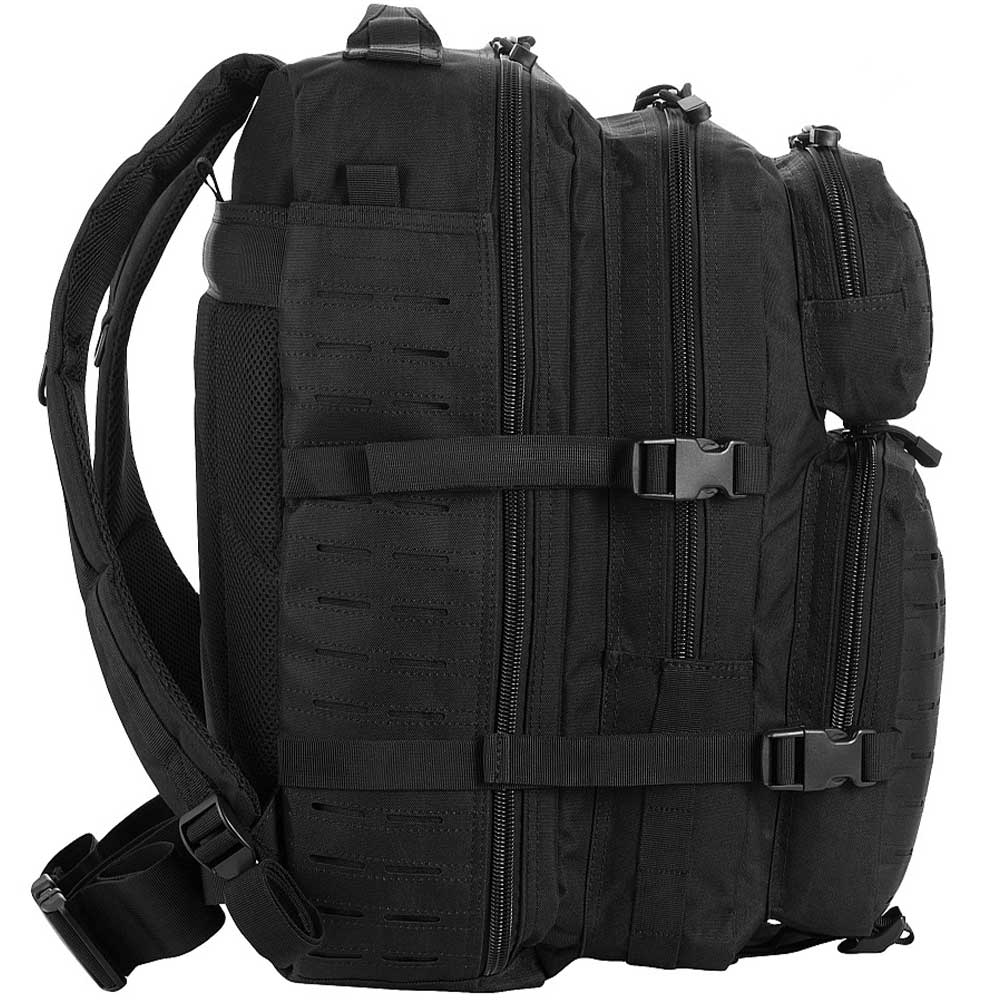 M-Tac Large Assault Pack Laser Cut 36 l Backpack - Black