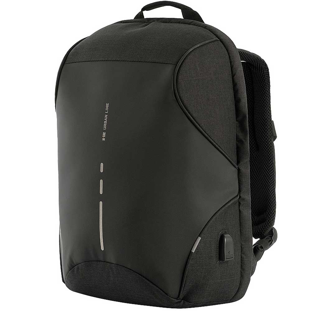 M-Tac Urban Line Anti Theft Shell Pack 20 l Anti-theft backpack - Dark Grey/Black