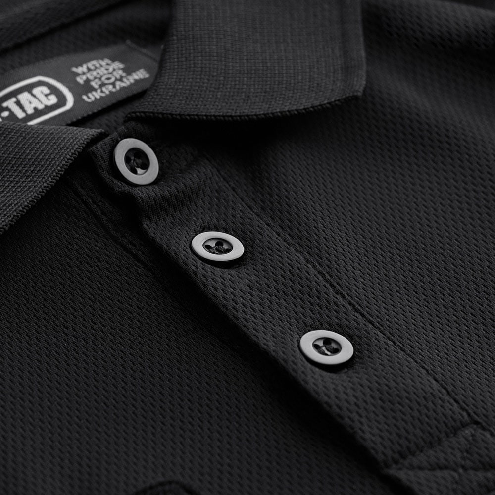M-Tac Elite Tactical Coolmax Polo Shirt - Black