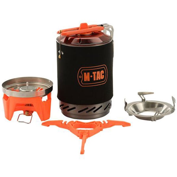 M-Tac Travel Stove with pot - Black