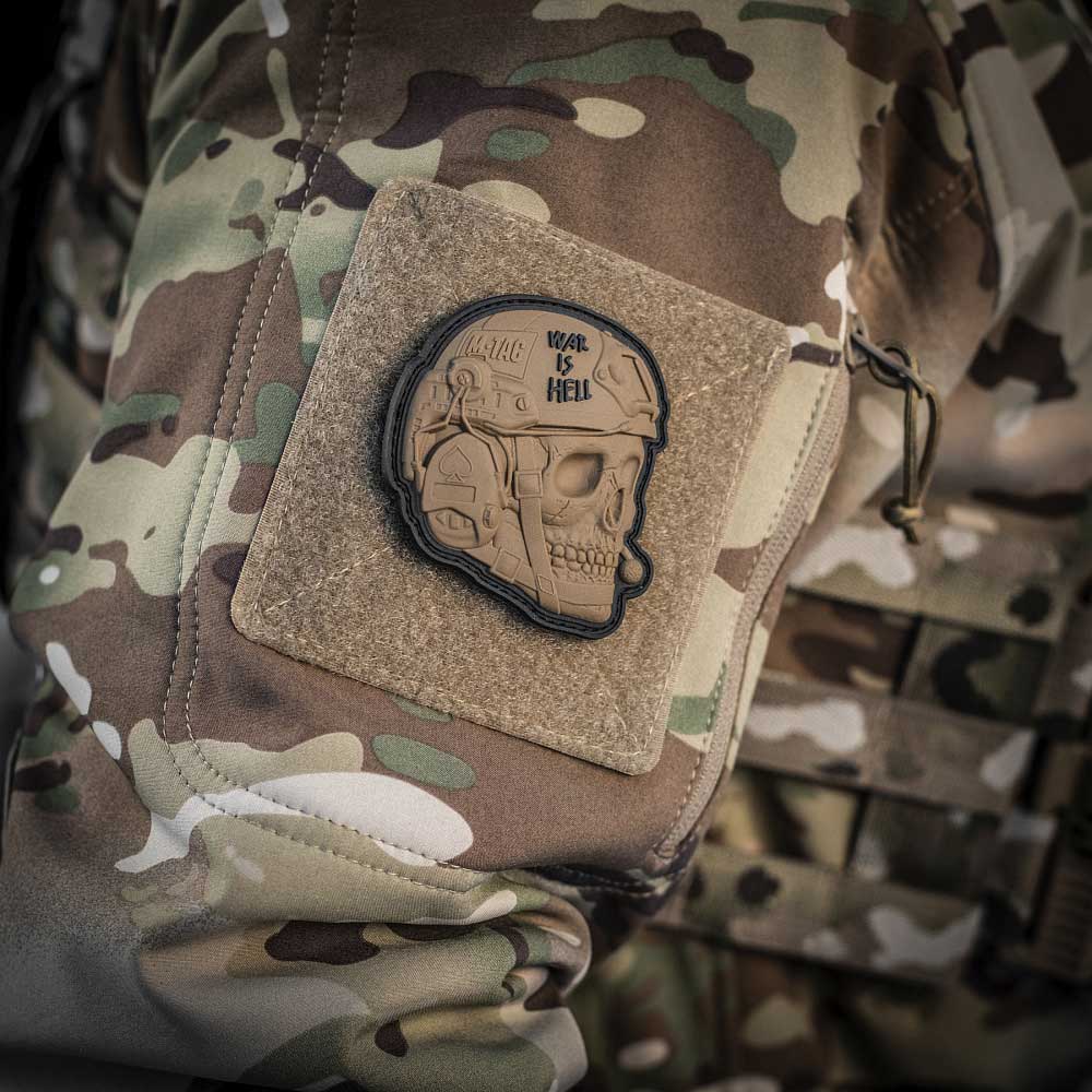 M-Tac War is Hell 3D PVC Coyote patch