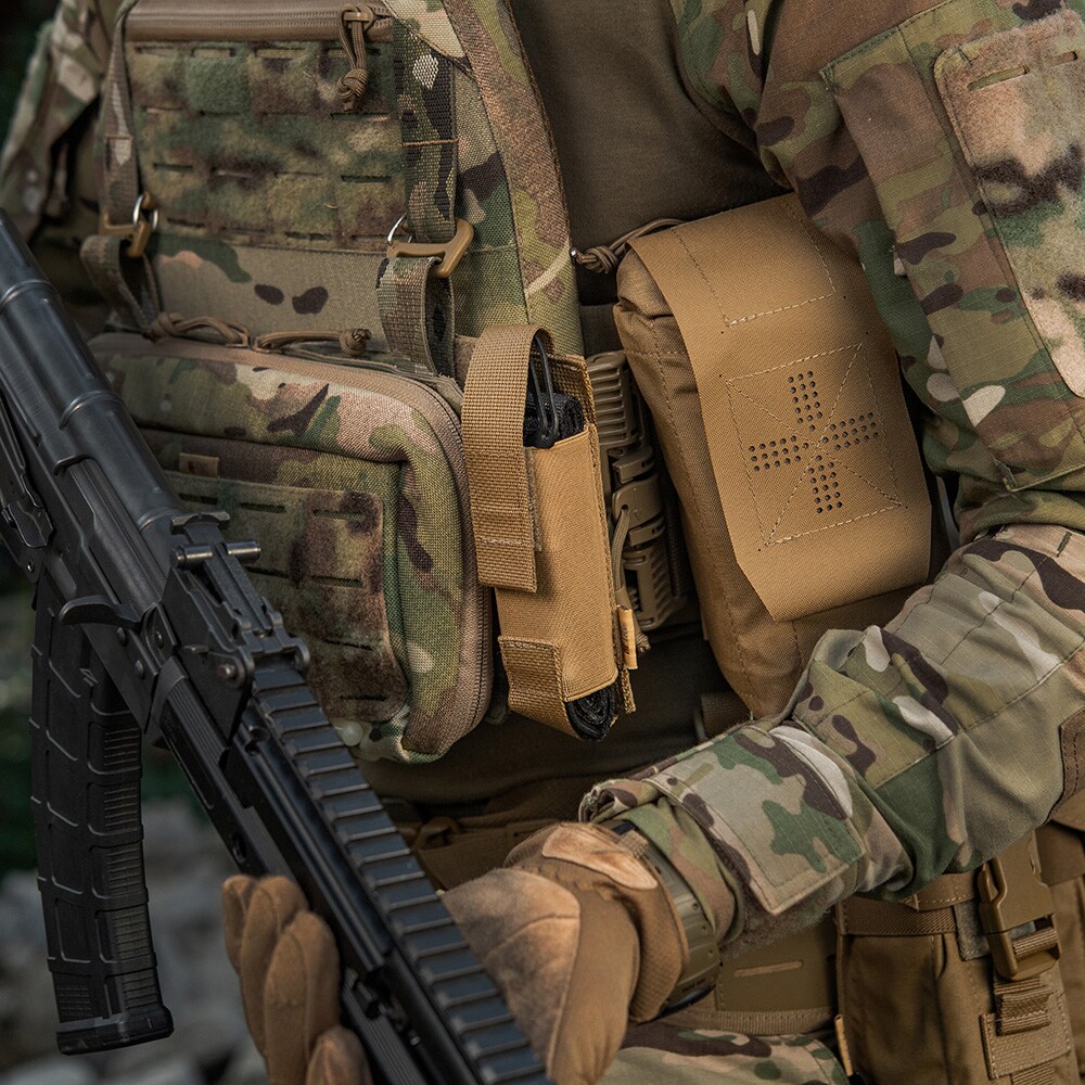 M-Tac velcro pouch for tactical stasis - Coyote