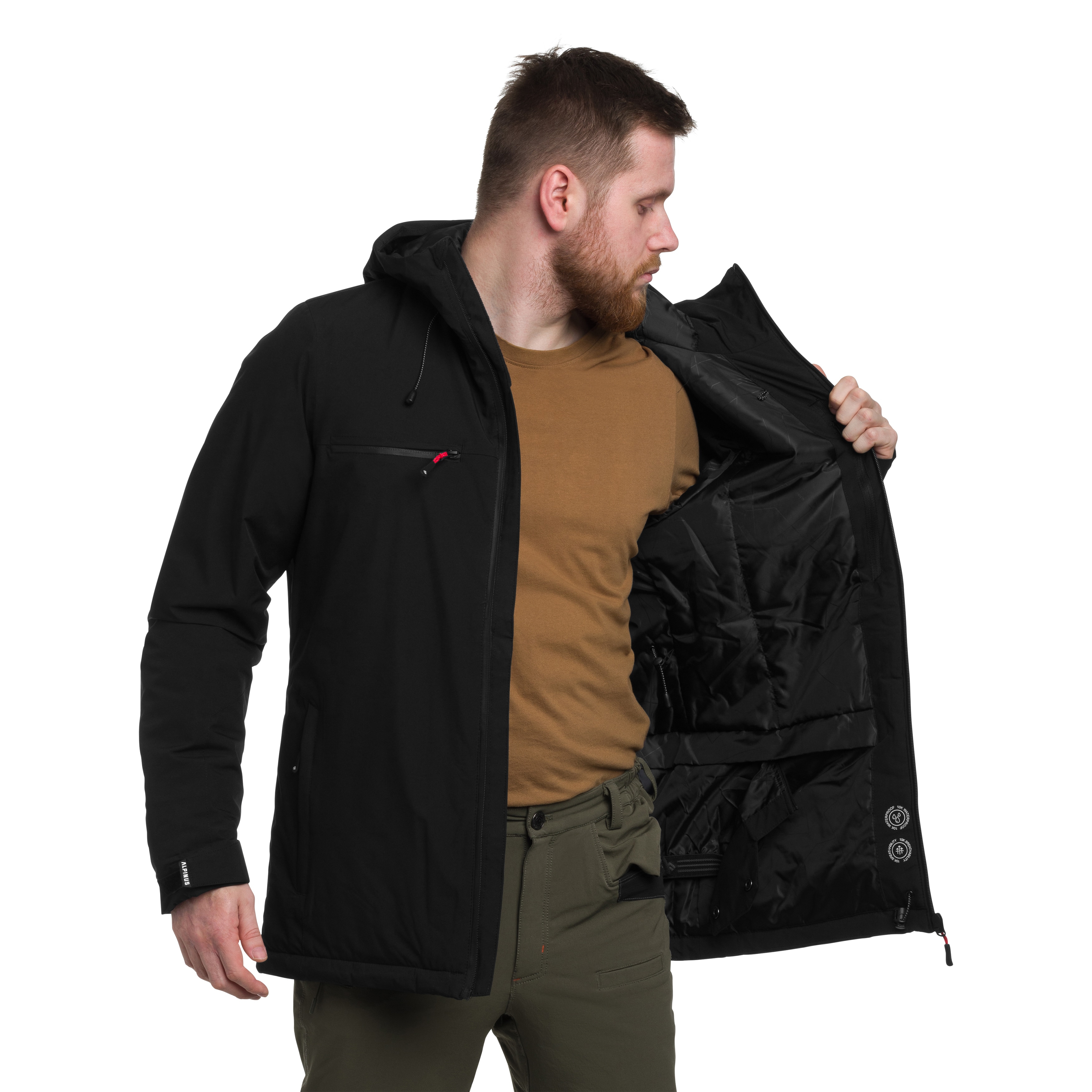 Alpinus Causses Jacket - Black