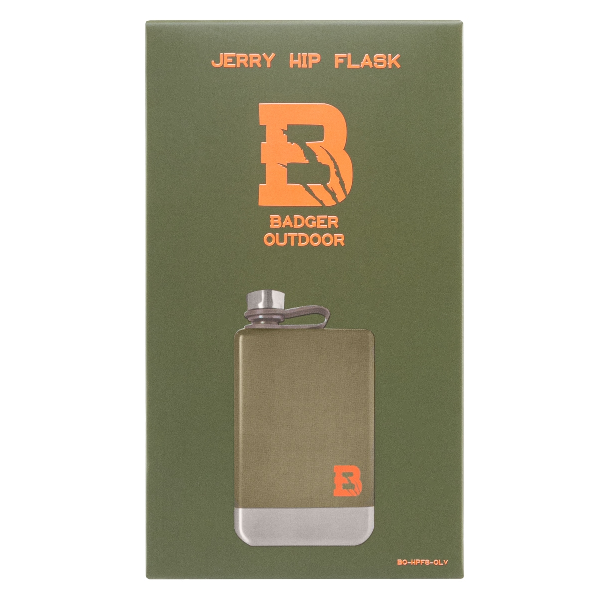 Badger Outdoor Hip Flask Jerry 266 ml - Olive