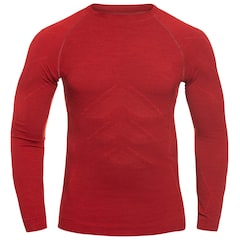 FreeNord NordTrek Merino Tech Long Sleeve thermal shirt - Burgundy