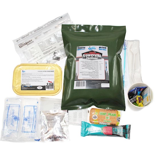 Food ration Arpol Survival Package 1 - shoulder with rice and vegetables