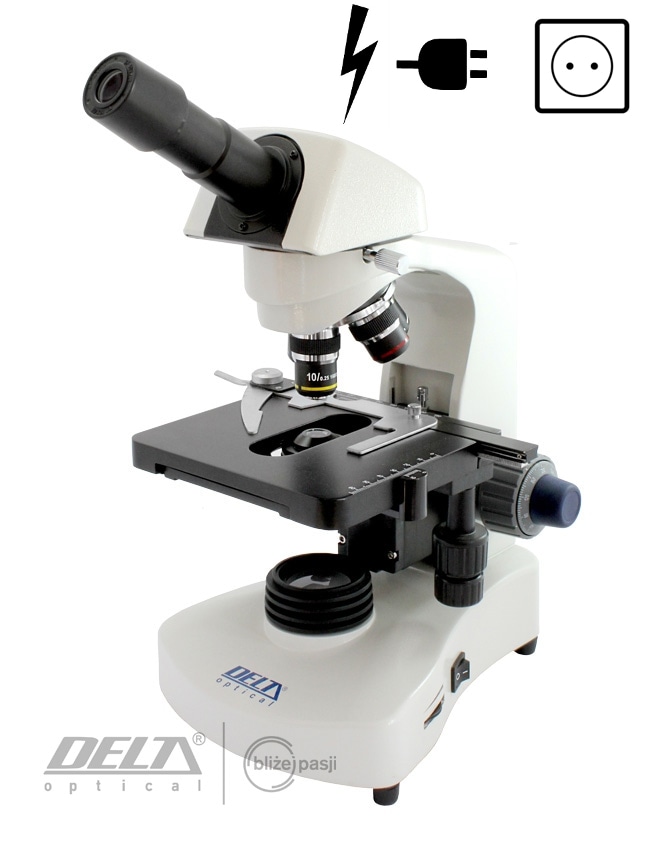 Delta Optical Genetic Pro Mono Microscope with battery