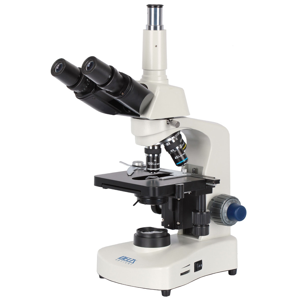 Delta Optical Genetic Pro Trino microscope with battery