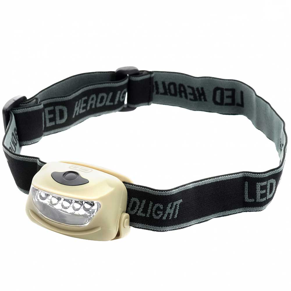 M-Tac 4+1 LED Headlamp Khaki - 18 lumens