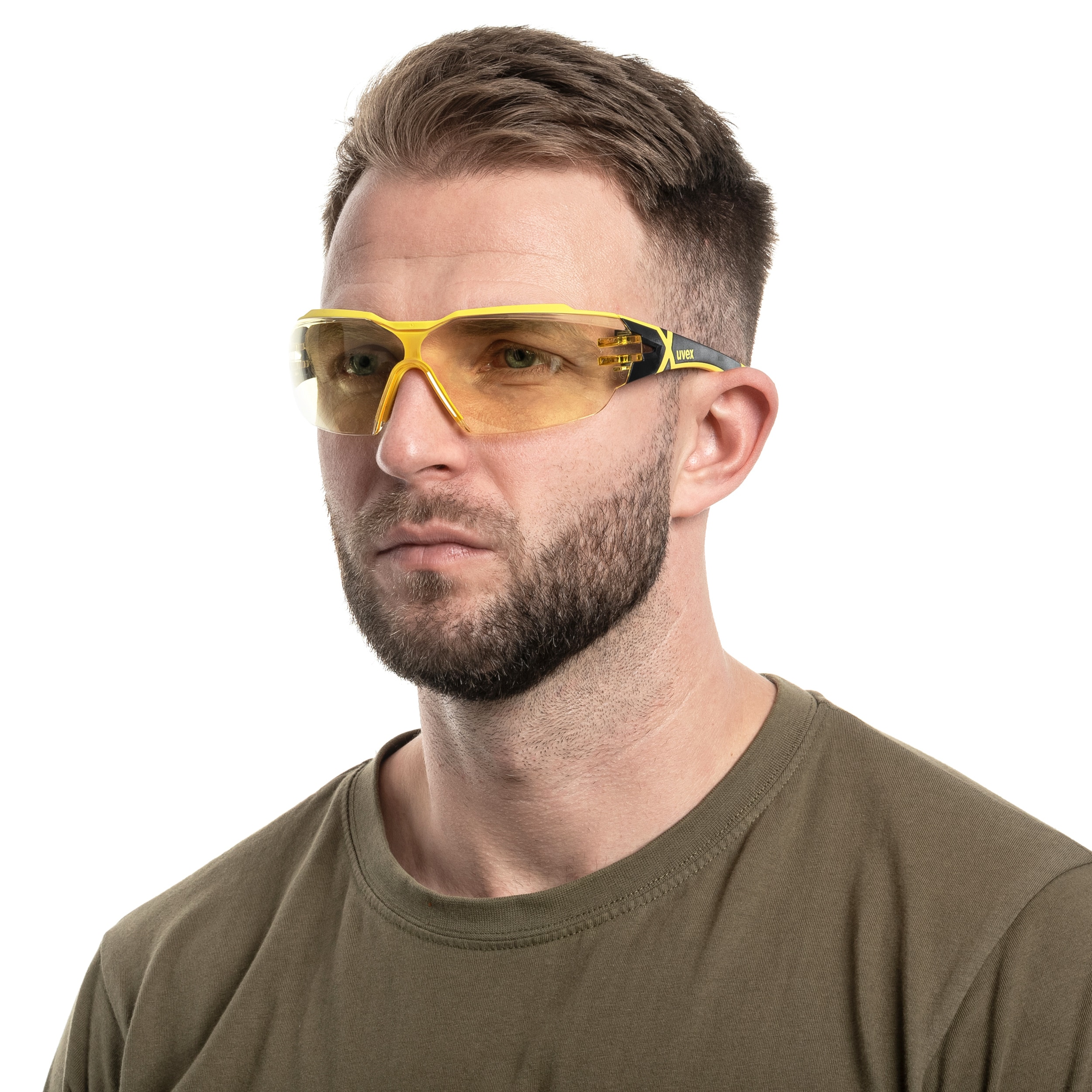 Uvex Pheos CX2 safety glasses - Yellow