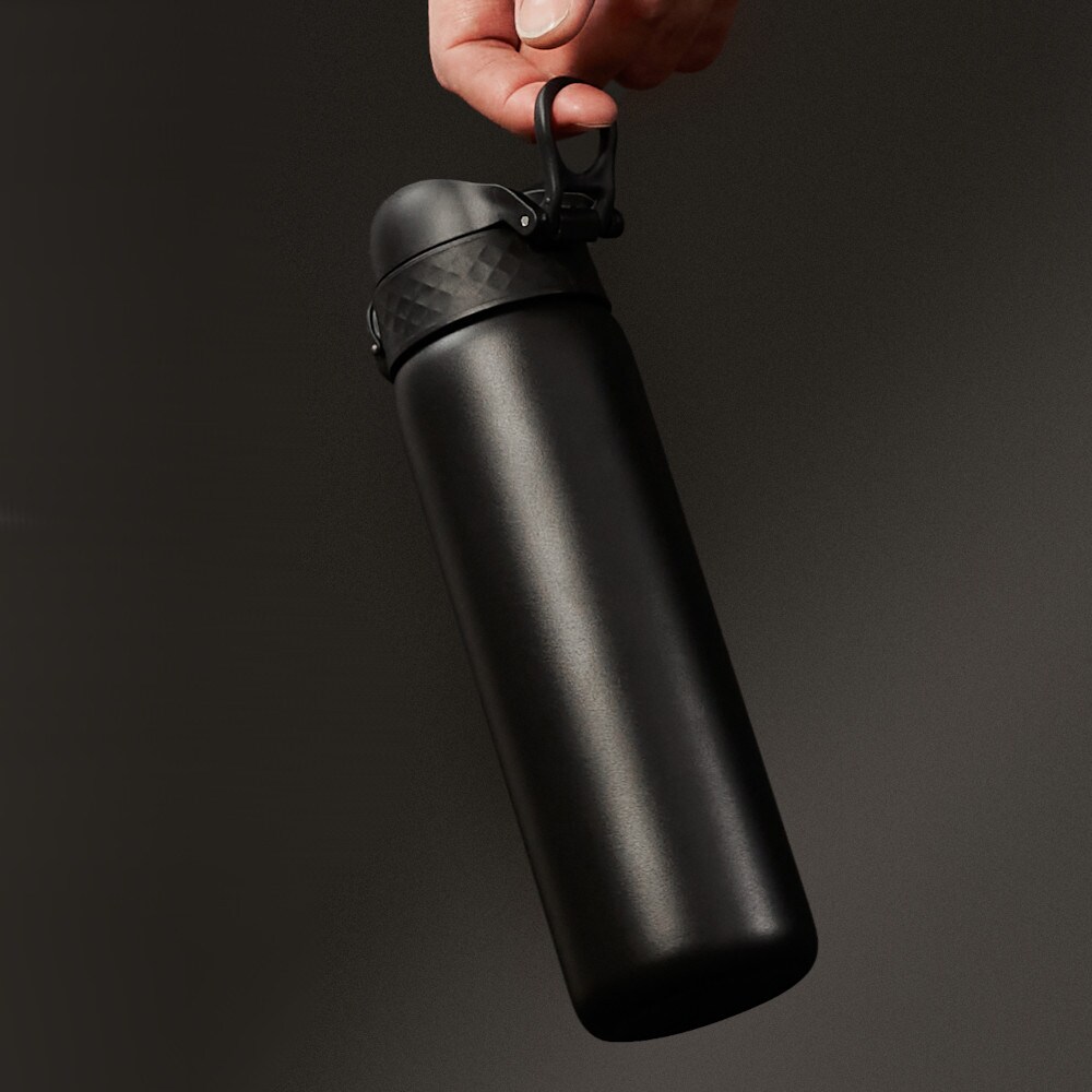 ION8 Stainless Steel 600 ml Bottle - Black