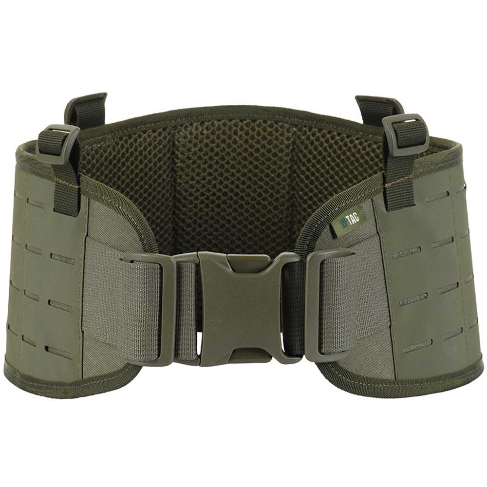 M-Tac War Belt Laser Cut Tactical Belt - Ranger Green