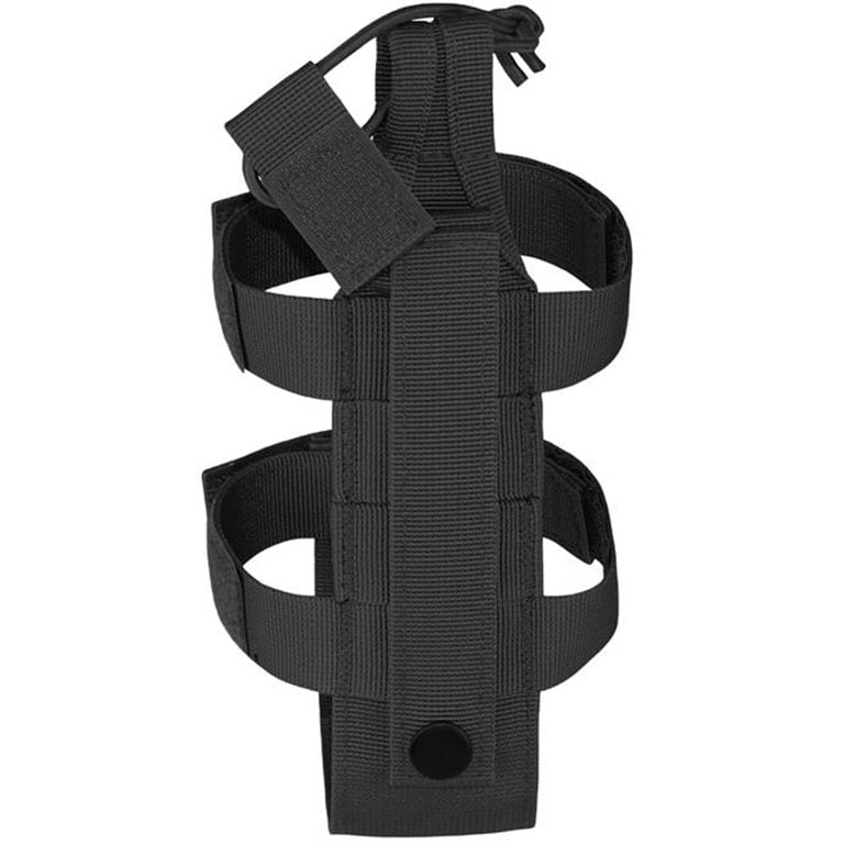 Camo Military Gear Bottle Cover - Black.