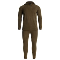 Mil-Tec fleece underwear with zipper Olive - set