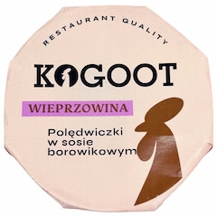 Kogoot Canned Food - Pork tenderloins in mushroom sauce 300 g