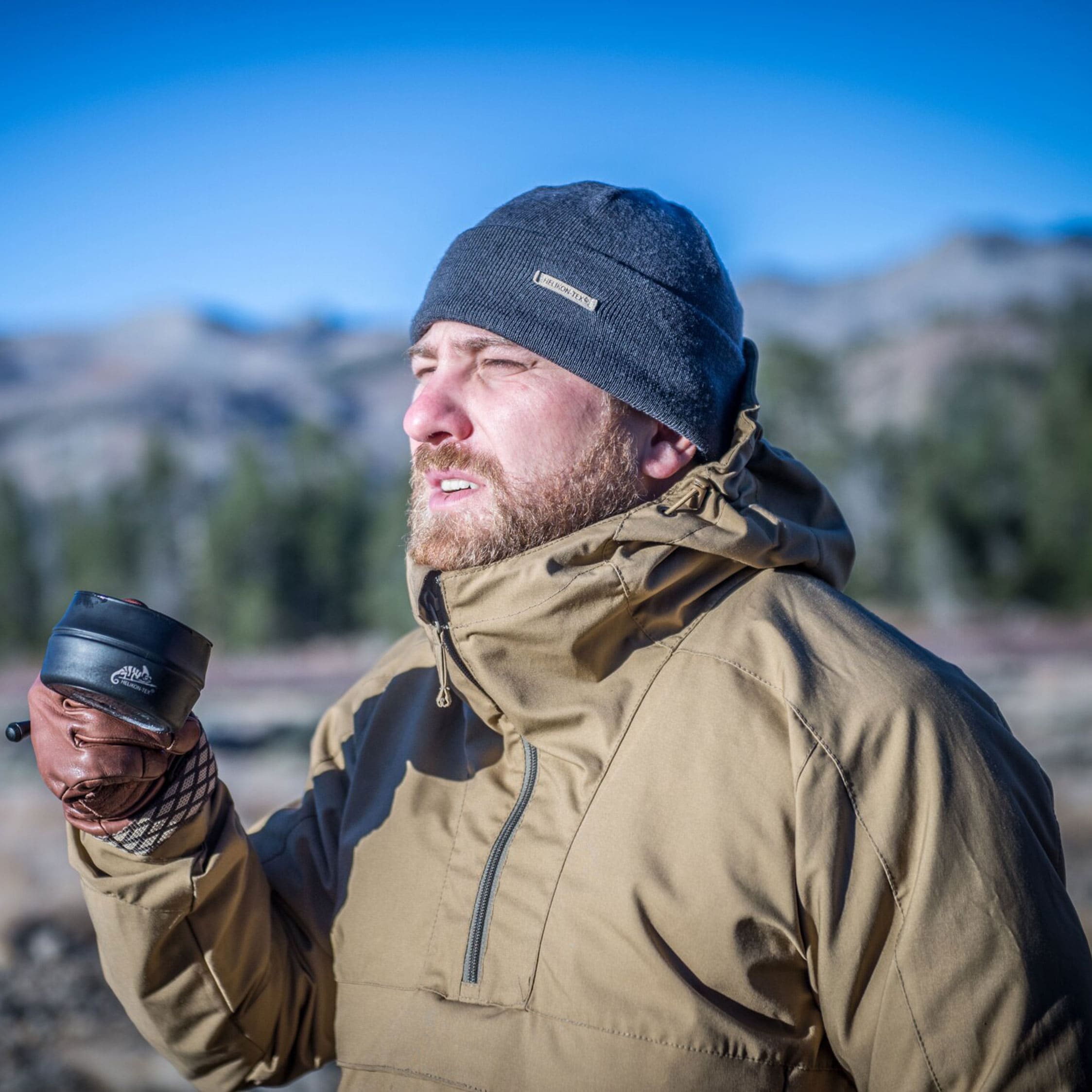 Helikon Winter Merino Beanie - Shadow Grey