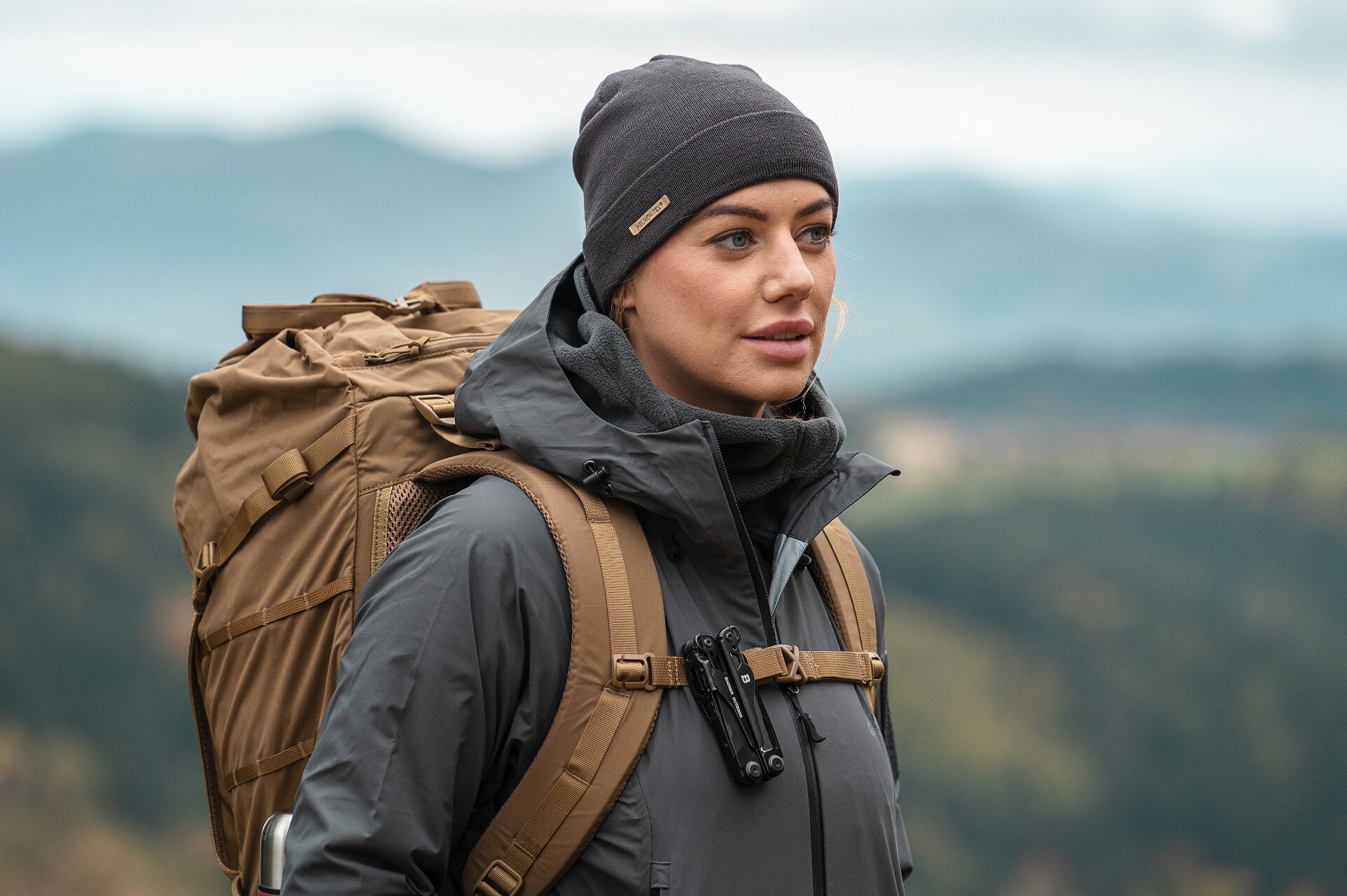 Helikon Winter Merino Beanie - Shadow Grey