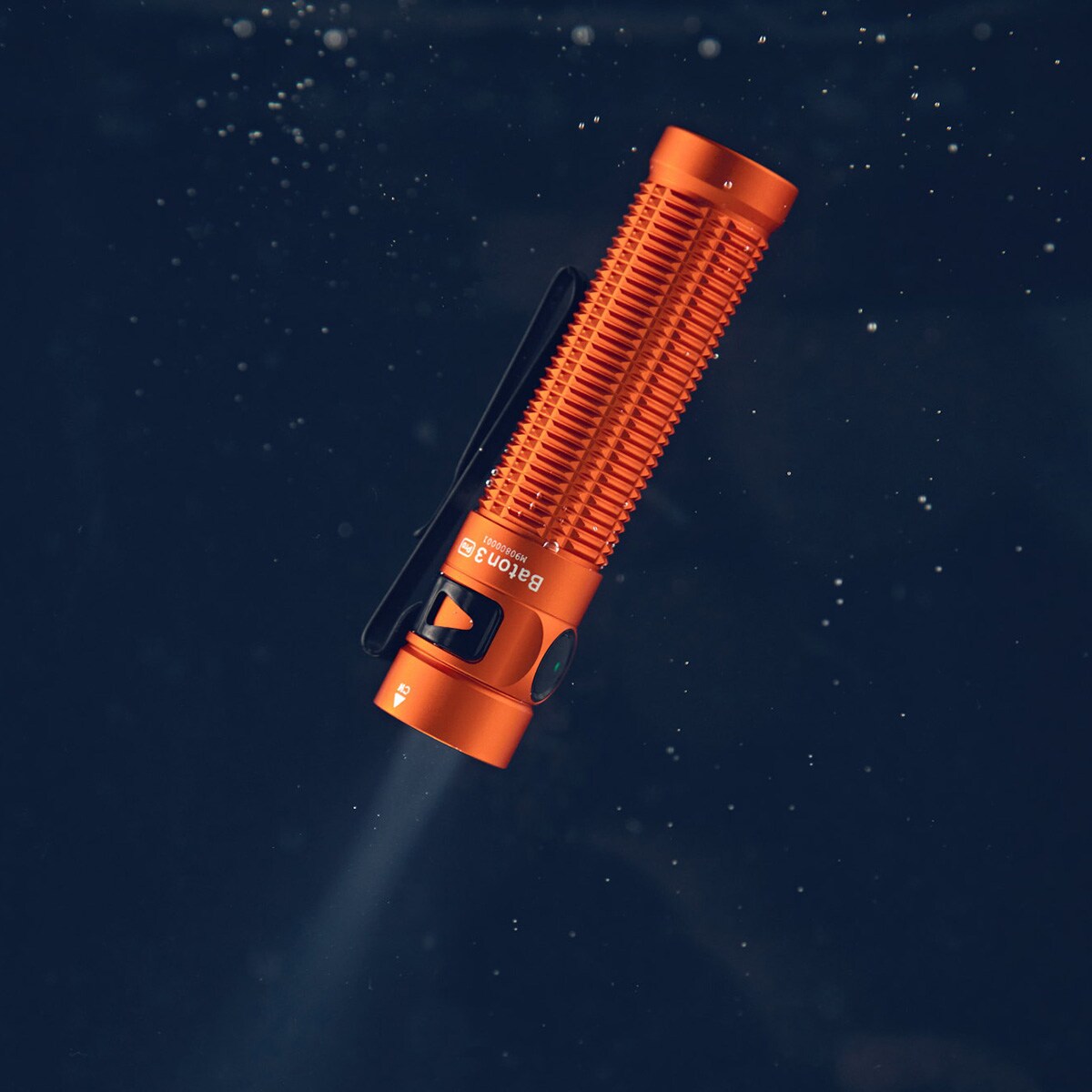 Olight Baton 3 Pro Cool White Orange Rechargeable flashlight - 1500 lumens