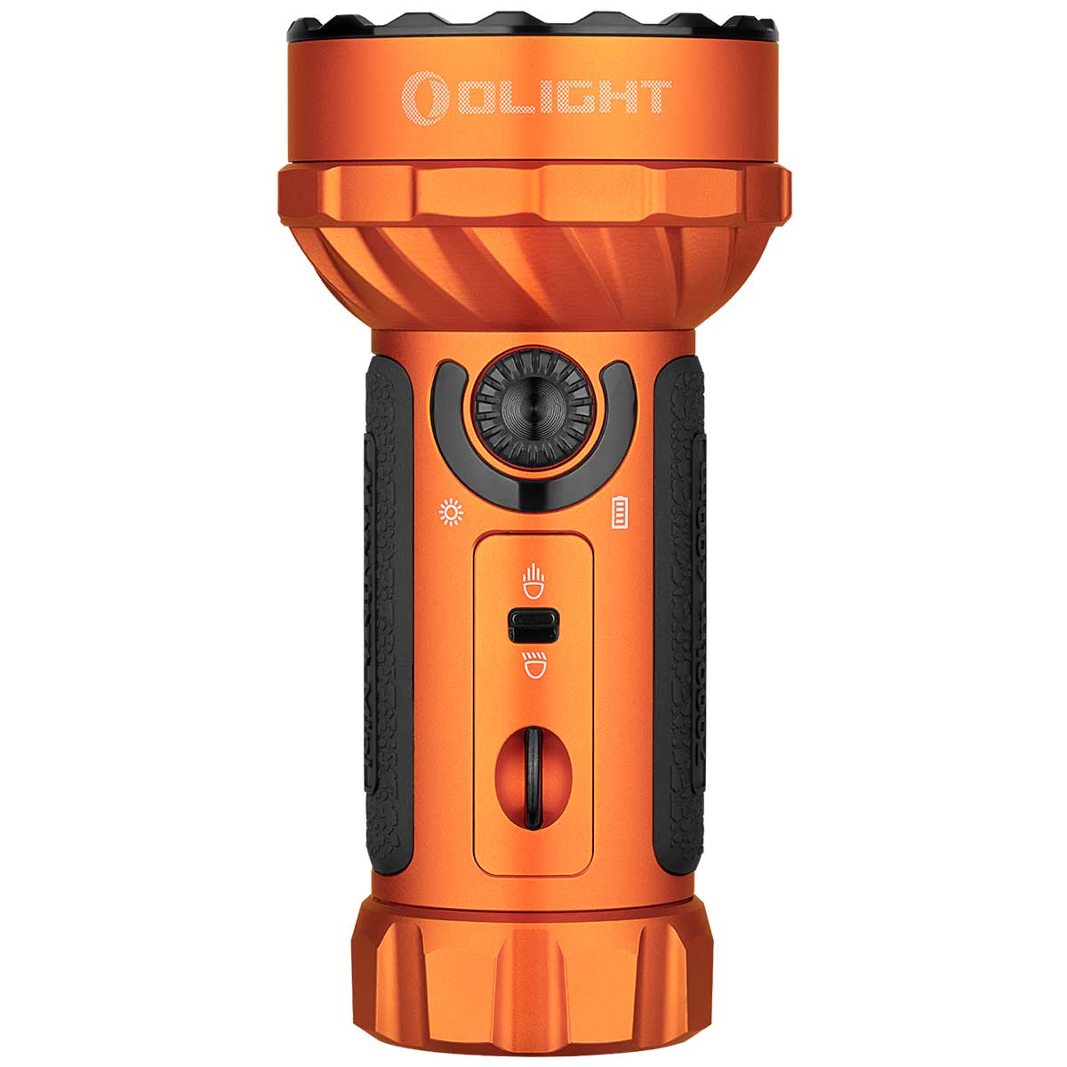 Olight Marauder Mini Orange Rechargeable Flashlight - 7000 lumens, 600 m range