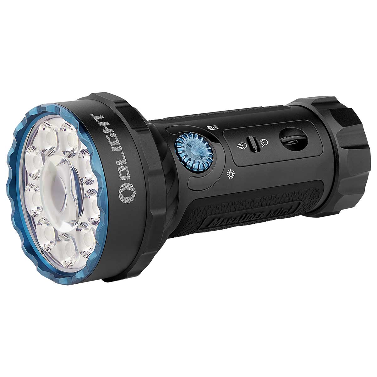 Olight Marauder Mini Black Rechargeable Flashlight - 7000 lumens, 600 m range