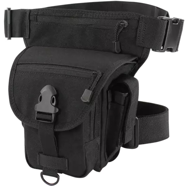 Condor Cross Over Leg Rig Thigh Bag - Black