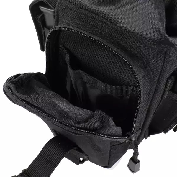 Condor Cross Over Leg Rig Thigh Bag - Black