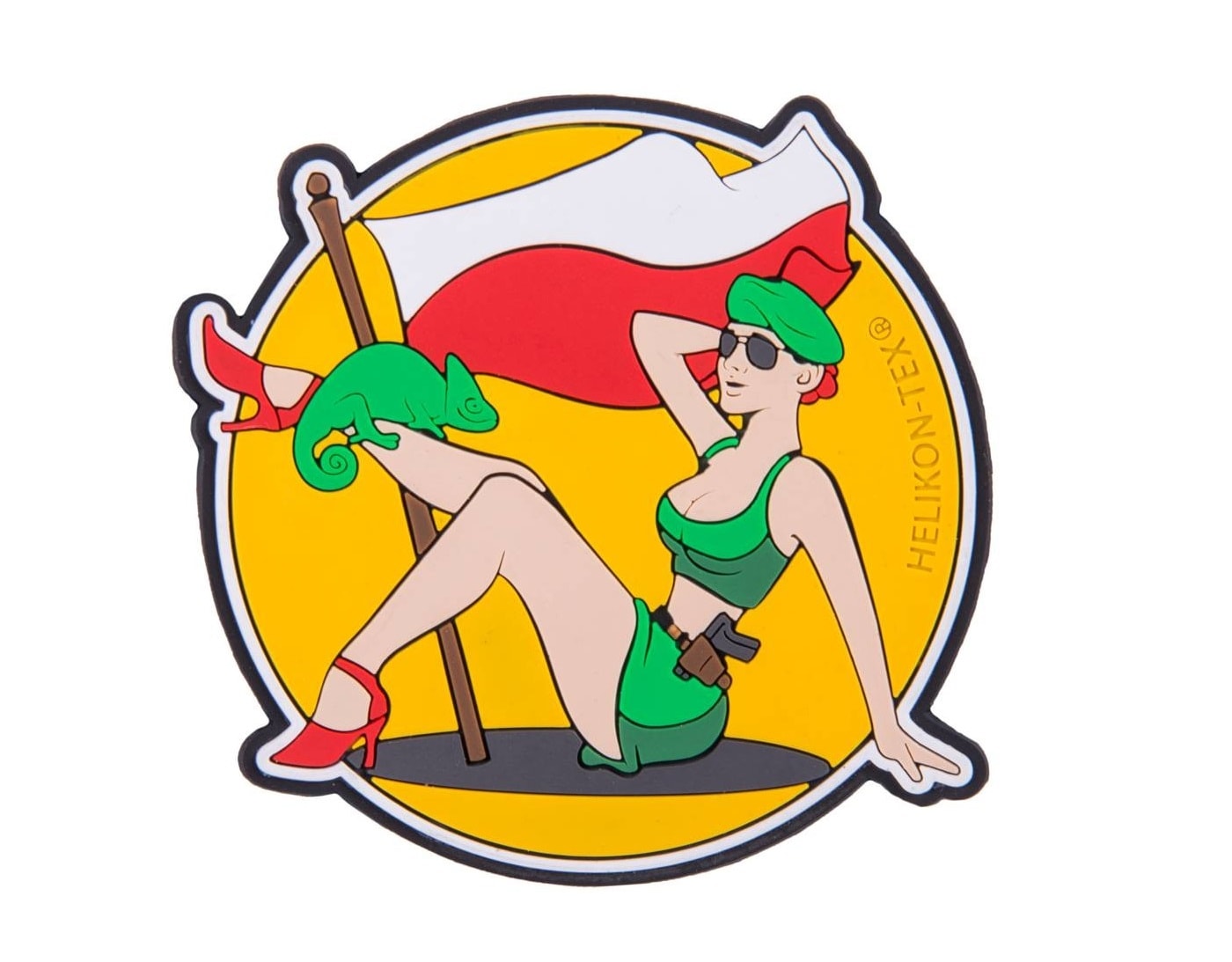 Helikon Polish Girl PVC Morale Patch - Yellow