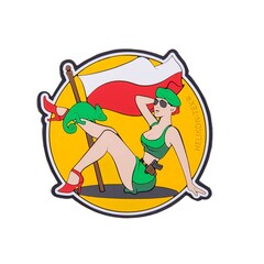 Helikon Polish Girl PVC Morale Patch - Yellow