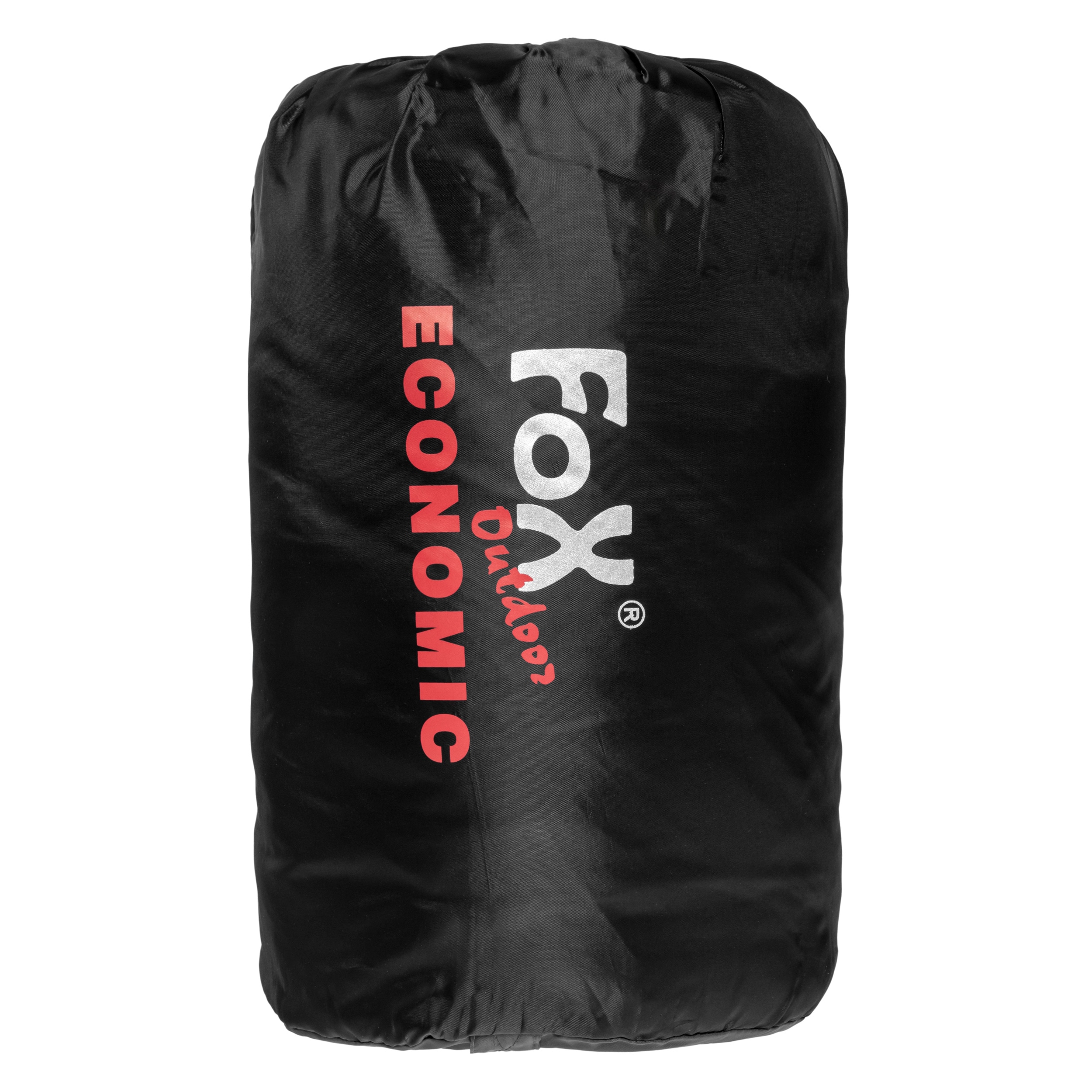 MFH Fox Outdoor Mummy Economic Sleeping Bag - Black/Grey 