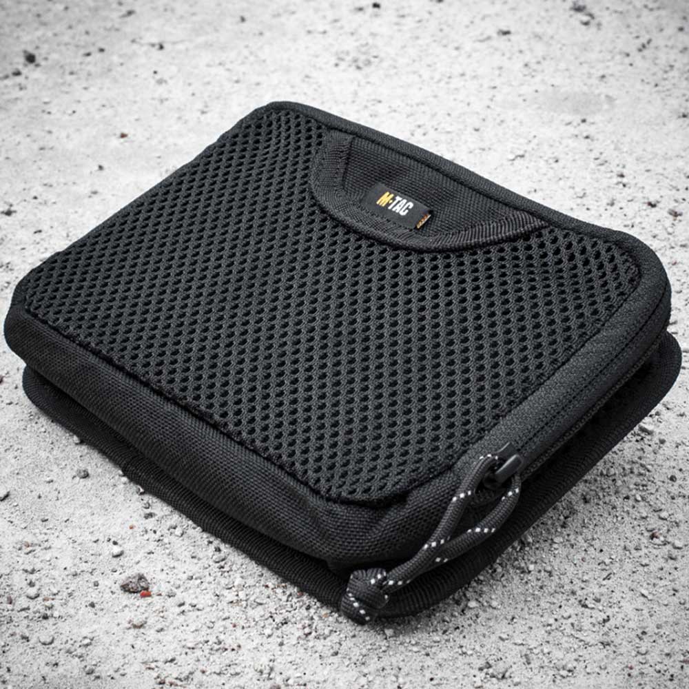 M-Tac Hook & Loop Utility Panel Pocket - Black