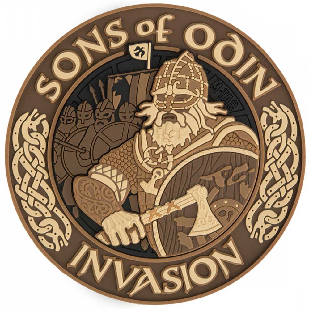 M-Tac Sons of Odin 3D PVC patch - Coyote