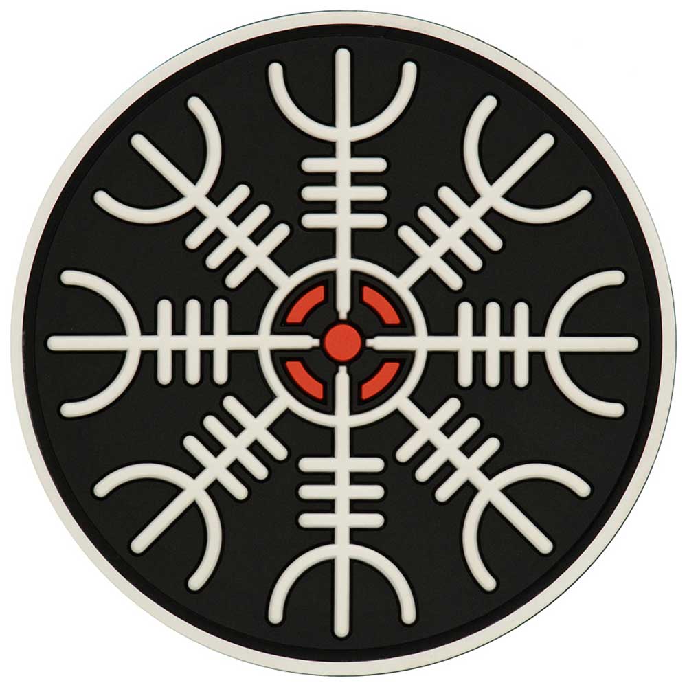 M-Tac Helmet of Terror 3D PVC Patch - Black/White