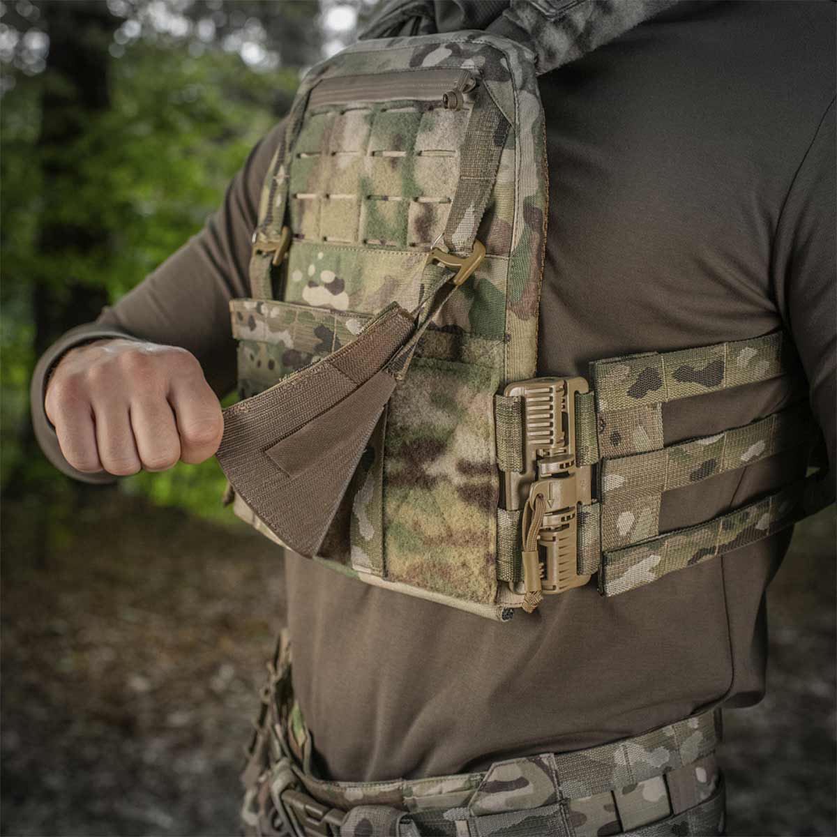M-Tac Front Panel for Cuirass QRS Vest - MultiCam