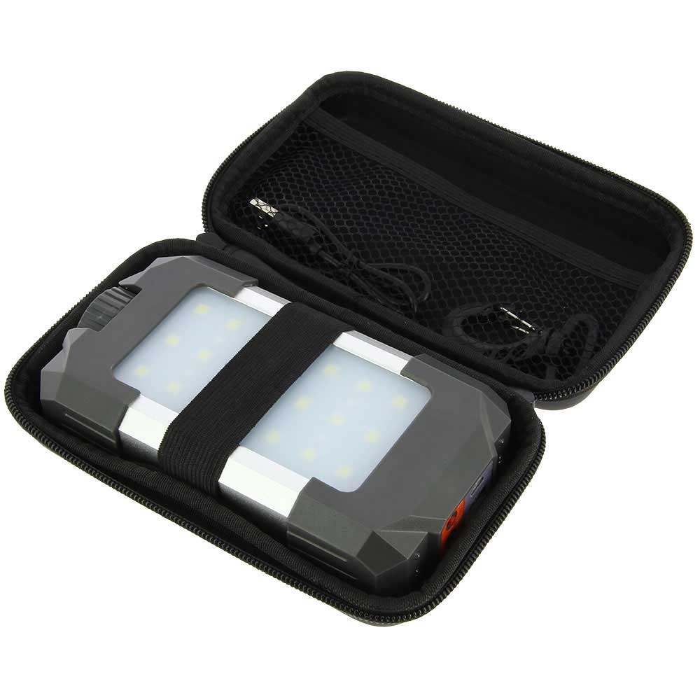 NGT 10400 mAh Powerbank with LED lamp 500 lumens