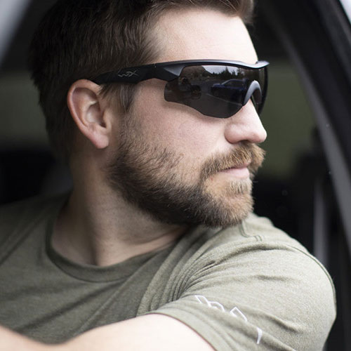 Wiley X Rogue Comm tactical glasses - Set 3in1 Matte Black