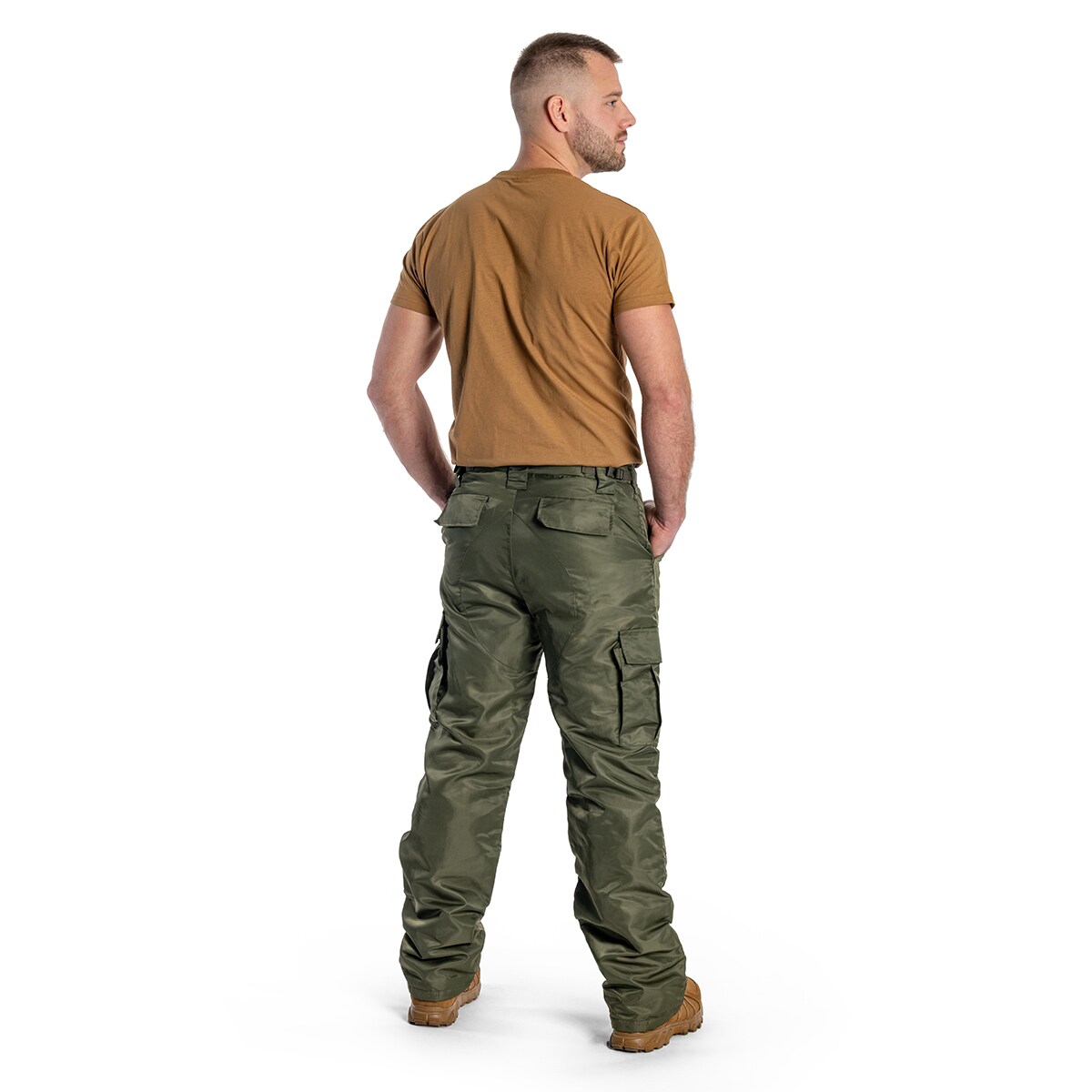 Brandit Thermo Pants Next Generation Insulated Pants - Olive (1012-1).