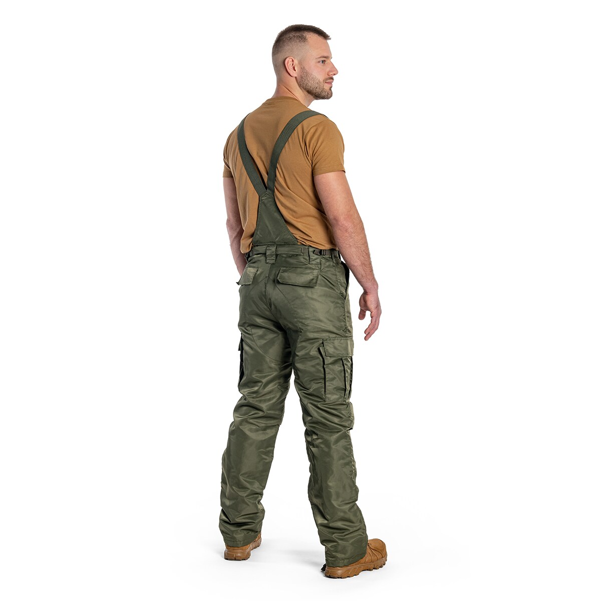 Brandit Thermo Pants Next Generation Insulated Pants - Olive (1012-1).