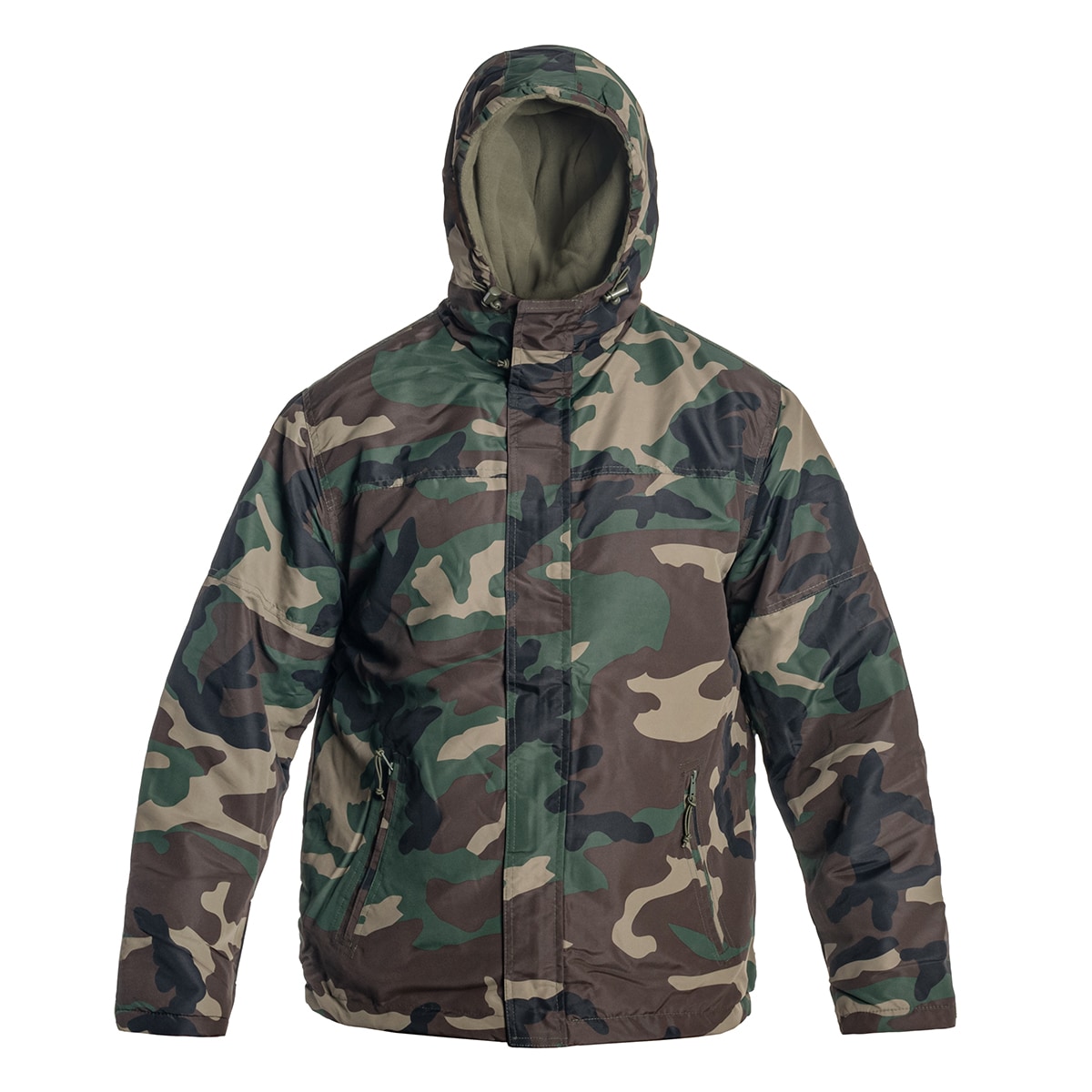 Brandit Windbreaker Frontzip Jacket - Woodland