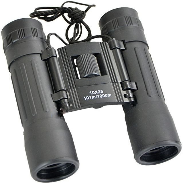 Mil-Tec 10x25 compact binoculars - Black