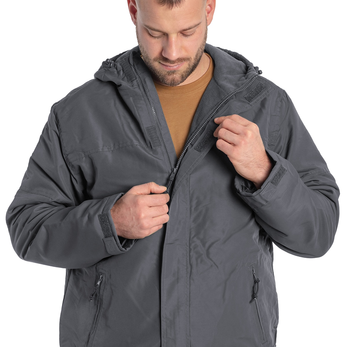 Brandit Windbreaker Frontzip Jacket - Anthracite