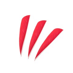 Poe Lang Quills 3" red - 3pcs